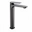 Grifo de lavabo alto monomando gun metal Napoles de Imex
